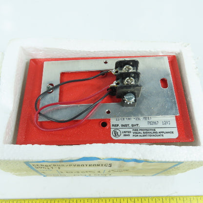 Cerberus Pyrotronics SVM1T-F Fire Alarm Strobe 18-31VDC