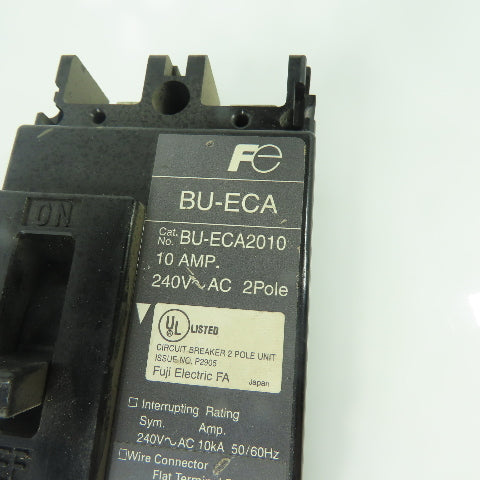 Fuji BU-ECA 10A Circuit Breaker 240VAC 2-Pole