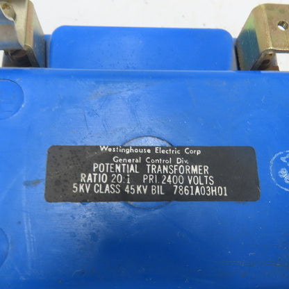 Westinghouse 7861A03H01 20:1 Potential Transformer 5KV Class 45KV BIL 2400V Pri