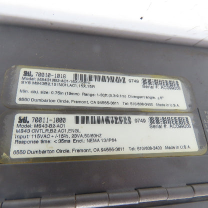 STI MS43-B2-AC1 Light Curtain Controller 115VA 23VA 50/60Hz 70011-1000