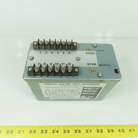 Scientific Columbus XL 3-1K5P-A7 Process Control Watt Transducer 120VAC 5A 60Hz