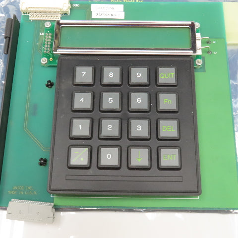 Unico 315-925 LCD Numeric Keypad 0-9 Operator HMI