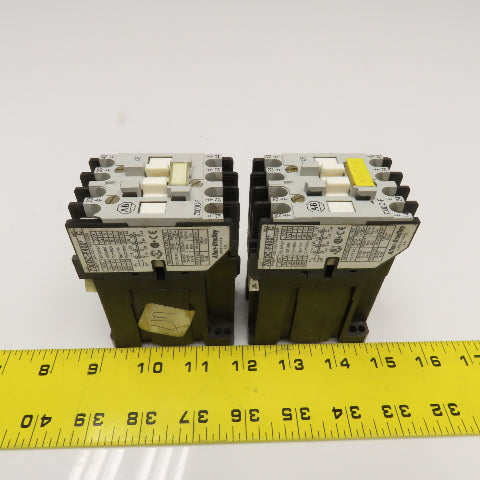 Allen Bradley 700DC-F400 Contactor Relay 660VAC 300VDC Max 24VDC Coil Lot Of 2