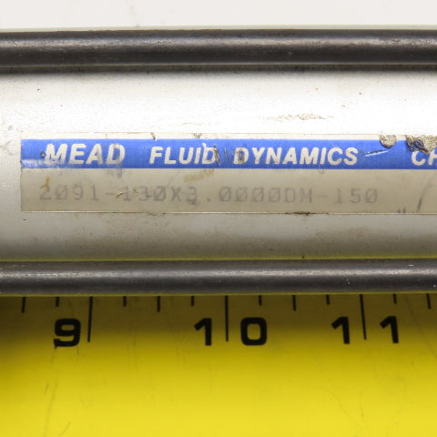 Mead 2091-130X3.0000DM-150 1.300" Bore 3" Stroke Double Acting Air Cylinder