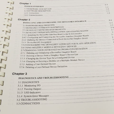 Fanuc MARO2DN4405801E Ver. 4.40 DeviceNet Interface Users Guide