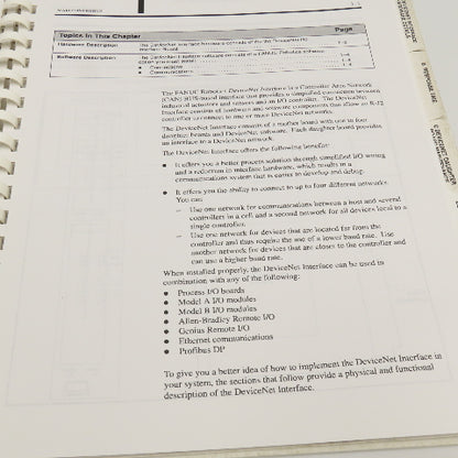 Fanuc MARO2DN4405801E Ver. 4.40 DeviceNet Interface Users Guide