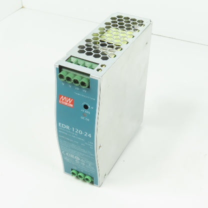 Mean Well EDR-120-24 24V DC 5A Power Supply 100-240VAC Input