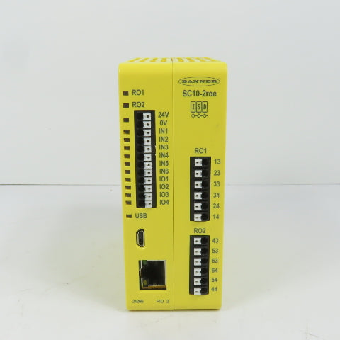 Banner 806222 SC10-2roe 24V DC Safety Controller / Relay Hybrid