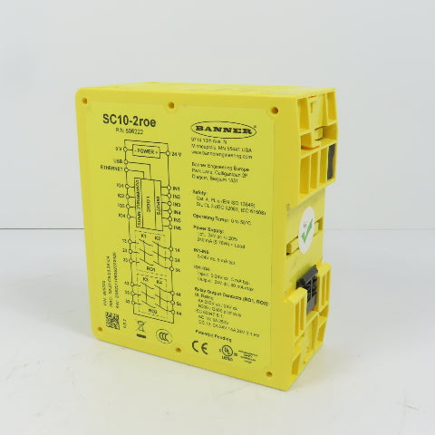 Banner 806222 SC10-2roe 24V DC Safety Controller / Relay Hybrid
