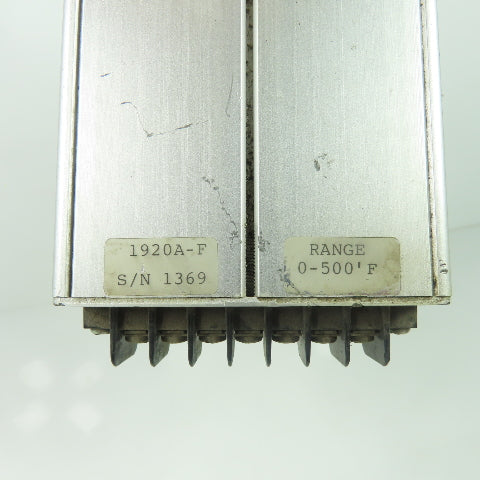 Williamson 1920A-F Digital Temperature Guage Range 0-500' F 115VAC 24VDC