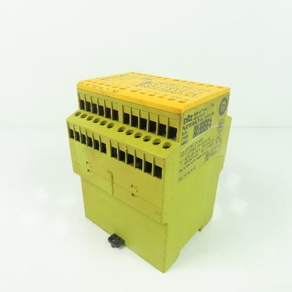 Pilz PZE X9 24VAC 24VDC 7n/o 2 n/c 2so Safety Relay 24VAC 24VDC 5.5W 11.0VA