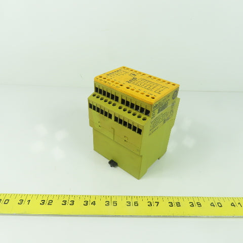 Pilz PZE X9 24VAC 24VDC 7n/o 2 n/c 2so Safety Relay 24VAC 24VDC 5.5W 11.0VA