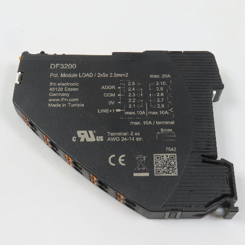 IFM DF3200 Distribution Module For Supply Voltage 18-30 VDC