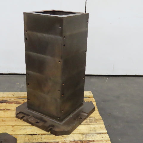 4 Sided Machined Surface Workholding Tombstone 12-1/4" x 12-1/4" x 29" Tall