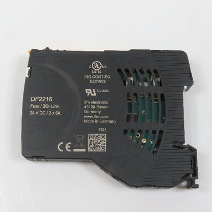 IFM DF2216 IO-Link Electronic Circuit Breaker 24VDC 6A
