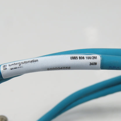 Lumberg 0985 806 100/10M Double Ended Ethernet CAT 5e Cables 10m 2m Lot Of 2