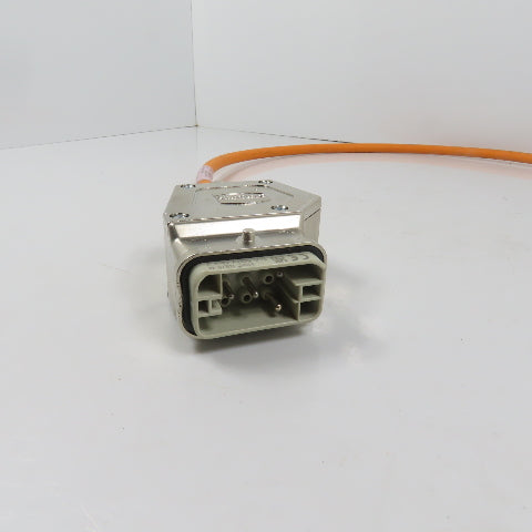 EM Integrated EMG5NNS8SN14M01.0 Cable 14AWG 4-Cond W/ Harting Male Connector