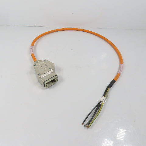 EM Integrated EMG5NNS8SN14M01.0 Cable 14AWG 4-Cond W/ Harting Male Connector