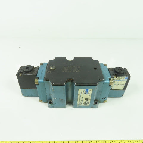 MAC 6521B-211-PM-111DA 2 Position Pneumatic Directional Valve 110/120V Coil