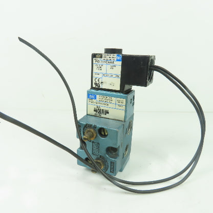 MAC 712C-12-PI-111CA 4-Way Solenoid Valve 110/120V Coil 20-150PSI 1/4" NPT