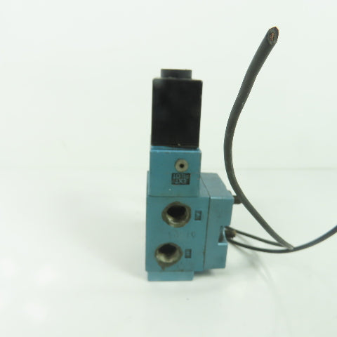 MAC 712C-12-PI-111CA 4-Way Solenoid Valve 110/120V Coil 20-150PSI 1/4" NPT