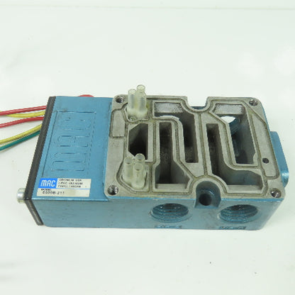 MAC 6500B-211 Pneumatic Manifold Sub Base 1/2" NPT