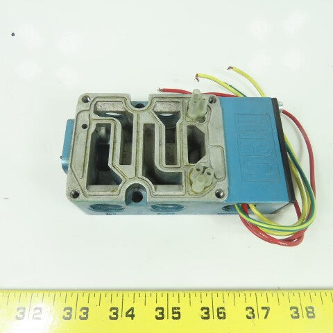 MAC 6500B-211 Style Pneumatic Manifold Sub Base 1/2" NPT