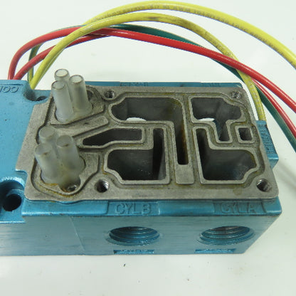 MAC 6200C-211 Style Solenoid Valve Manifold Base 3/8" NPT