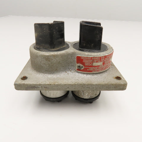 Crouse Hinds DS 479 600V Heavy Duty Explosion Proof 2 Button Switch Assembly