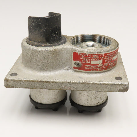 Crouse Hinds DS 479 600V Heavy Duty Explosion Proof 2 Button Switch Assembly