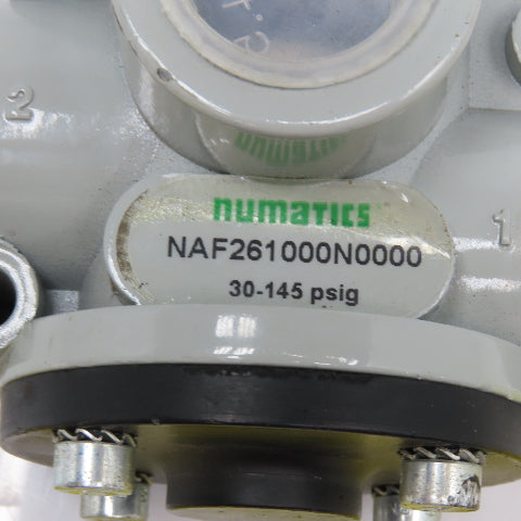 Numatics NAF261000N0000 3/4" NPT 3 Port Air Piloted Poppet Valve 30-145PSI