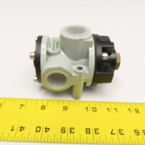Numatics NAF261000N0000 3/4" NPT 3 Port Air Piloted Poppet Valve 30-145PSI