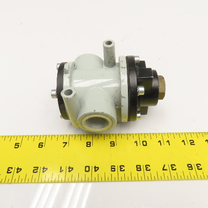 Numatics NAF261000N0000 3/4" NPT 3 Port Air Piloted Poppet Valve 30-145PSI