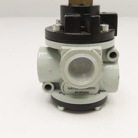 Numatics NAF261000N0000 3/4" NPT 3 Port Air Piloted Poppet Valve 30-145PSI
