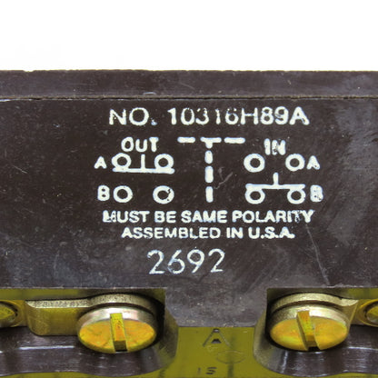 Eaton 10316H89A Snap Action Limit Switch 600V