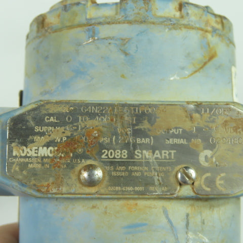 Rosemount G4N22A1E5T1P0054 Electronic Pressure Transmitter 1-5VDC 4000PSI 276Bar