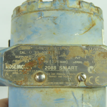 Rosemount G4N22A1E5T1P0054 Electronic Pressure Transmitter 1-5VDC 4000PSI 276Bar
