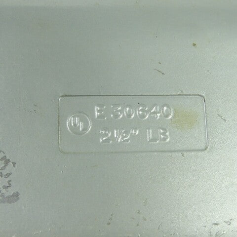 E30640 2-1/2" LB Aluminum Conduit Outlet Body