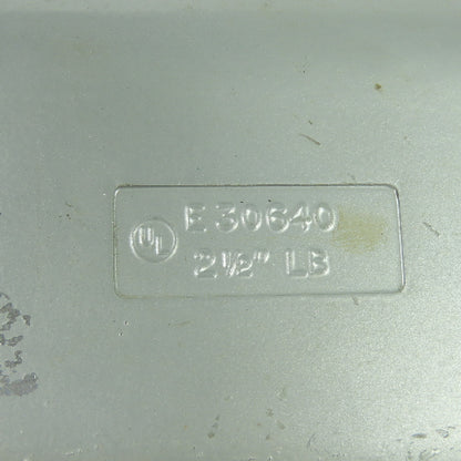 E30640 2-1/2" LB Aluminum Conduit Outlet Body
