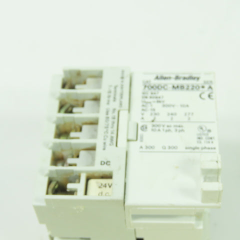 Allen Bradley 700DC-MB220* Ser A Control Relay 10A 300VAC Lot of 2