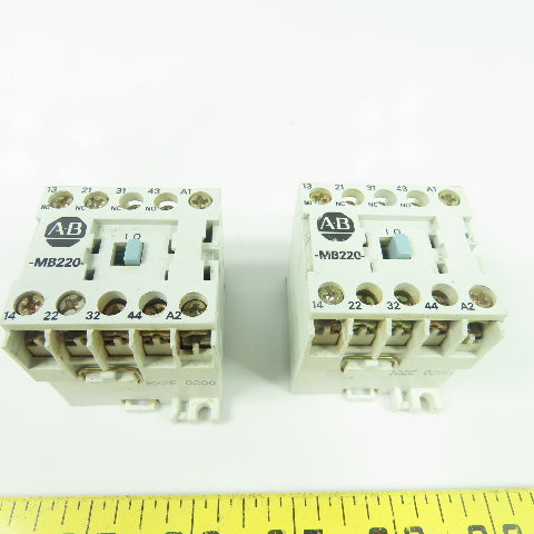 Allen Bradley 700DC-MB220* Ser A Control Relay 10A 300VAC Lot of 2