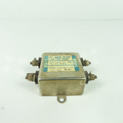 Todai 10-TNF-0202 Noise Filter 120/240VAC 10A 50/60Hz