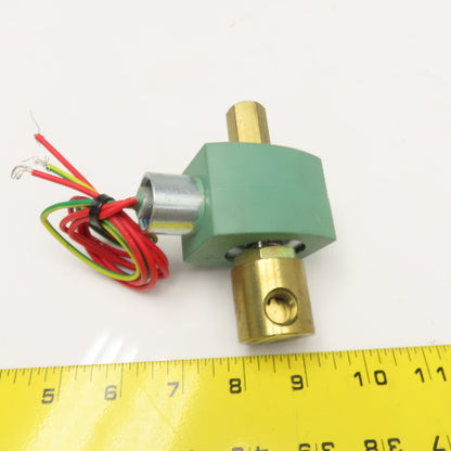 Asco 8314G8 Redhat 1/4" NPT Solenoid Valve WOG 110/120V Coil