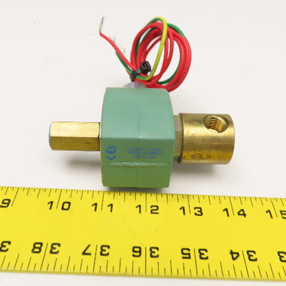 Asco 8314G8 Redhat 1/4" NPT Solenoid Valve WOG 110/120V Coil
