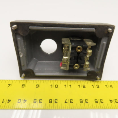 Allen Bradley 800T-HG11 Electrical Enclosure Cover W/ 2 Position Selector Switch