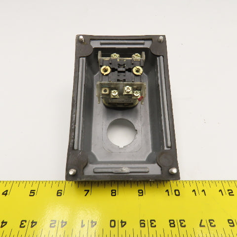 Allen Bradley 800T-HG11 Electrical Enclosure Cover W/ 2 Position Selector Switch