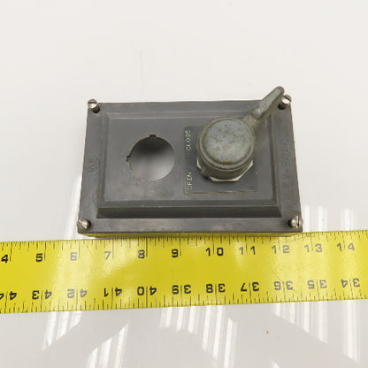 Allen Bradley 800T-HG11 Electrical Enclosure Cover W/ 2 Position Selector Switch