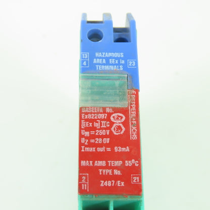 Pepperl + Fuchs Z487/Ex Baseefa EX822097 Switch Isolator 28V
