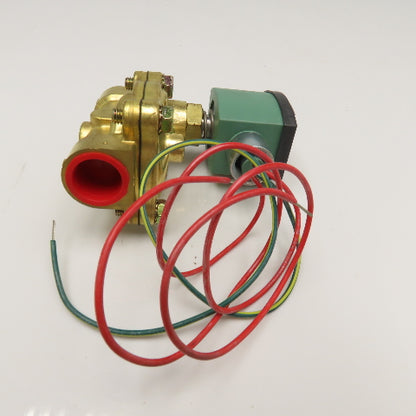 Asco 8210G13 Redhat 3/4" NPT Solenoid Valve 5-250PSI WOG 110/120V Coil
