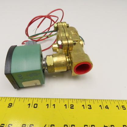 Asco 8210G13 Redhat 3/4" NPT Solenoid Valve 5-250PSI WOG 110/120V Coil